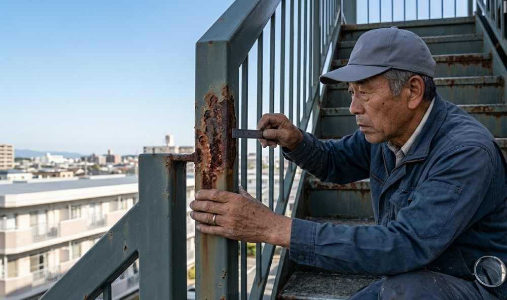サビを根絶やしにする!アパマン修繕プロの「ケレン(下地処理)」へのこだわり